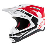 Alpinestars Supertech M8 Triple MIPS Helmet Red/White/Gloss