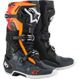 Alpinestars Tech 10 Boots Black/Grey/Orange/Fluo Red