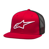 Alpinestars Corp Snapback Trucker Hat Red/Black