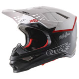 Alpinestars Supertech M8 MIPS LE Deus Ex Machina Helmet Black/White/Deep Red