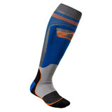 Alpinestars MX Plus-1 Socks Blue/Orange