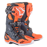 Alpinestars Tech 10 Boots Fluorescent Orange/Cool Grey