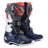 Alpinestars Tech 10 Boots Dark Grey/Dark Blue/Red Flou