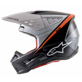 Alpinestars Supertech M5 Rayon Helmet Black/White/Orange