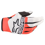 Alpinestars Radar Gloves 2022 Off White/Red Fluo/Blue