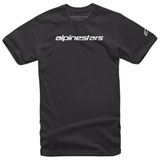 Alpinestars Linear Wordmark T-Shirt Black/Grey