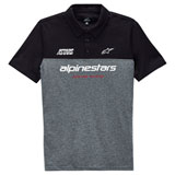 Alpinestars Paddock Polo Shirt Black/Charcoal Heather