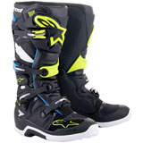 Alpinestars Tech 7 Boots  Black/Enamel/Blue/Yellow Fluo