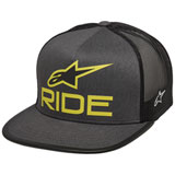 Alpinestars Ride 4.0 Trucker Hat Charcoal/Black/Lime