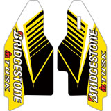 Attack Graphics Turbine Lower Fork Guard Decal Yellow