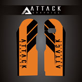 Attack Graphics Renegade Lower Fork Guard Decal Orange
