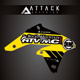 Attack Graphics Renegade Radiator Shroud Decal Yellow