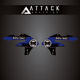 Attack Graphics Renegade Radiator Shroud Decal Blue