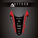Attack Graphics Renegade Rear Fender Decal Red