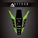 Attack Graphics Renegade Rear Fender Decal Green