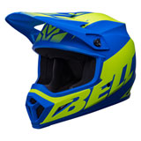 Bell MX-9 Disrupt MIPS Helmet Blue/Hi-Viz Yellow