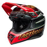 Bell Moto-10 Spherical Fasthouse DID 24 MIPS Helmet Red/Gold