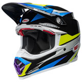 Bell Moto-9S Flex Pro Circuit Helmet Gloss Black/Blue