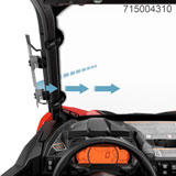 Can-Am Side Windshield Deflectors Clear
