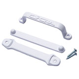 Cycra Stadium Number Plate Replacement Cable Guide  White