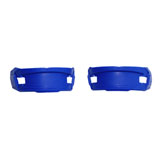 Cycra Stadium Number Plate Fork Protector Pads Blue