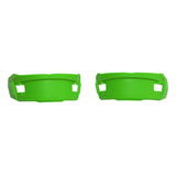 Cycra Stadium Number Plate Fork Protector Pads Green