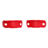 Cycra Stadium Number Plate Fork Protector Pads Red