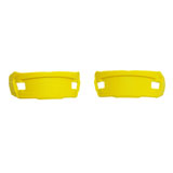 Cycra Stadium Number Plate Fork Protector Pads Yellow