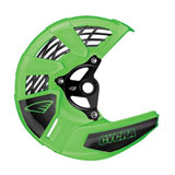 Cycra Tri-Flow Front Disc Cover with Mounting Kit Green