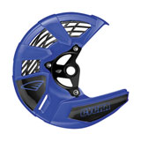 Cycra Tri-Flow Front Disc Cover with Mounting Kit Yamaha Blue