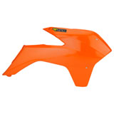 Cycra Powerflow Intake Radiator Shrouds Orange