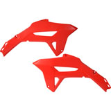 Cycra Replica Radiator Shrouds Red