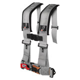 Dragonfire Racing 4-Point H-Style Safety Harness w/Adjustable Sternum Clip Grey