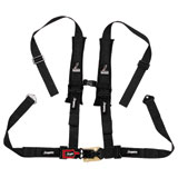 Dragonfire Racing 4-Point H-Style Safety Harness w/Sternum Clip Black