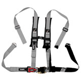 Dragonfire Racing 4-Point H-Style Safety Harness w/Sternum Clip Grey