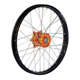 Dubya Complete Front Wheel Kit with Talon Billet Hub & DID Dirtstar STX Wheel Black Rim/Orange Hub