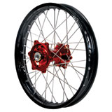 Dubya Complete Rear Wheel Kit with Talon Billet Hub & DID Dirtstar STX Wheel Black Rim/Red Hub