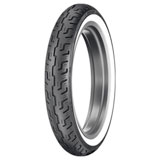 Dunlop D401 Front Motorcycle Tire Wide White Wall