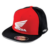 Factory Effex Honda Big Flex Fit Hat Black/Red