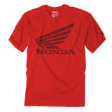 Factory Effex Honda Big Wing T-Shirt  Red