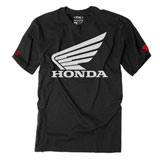 Factory Effex Youth Honda Big Wing T-Shirt  Black