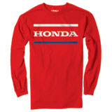 Factory Effex Honda Stripes Long Sleeve T-Shirt Red