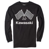 Factory Effex Kawasaki Checker Long Sleeve T-Shirt Black