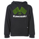 Factory Effex Youth Kawasaki Finishline Hooded Sweatshirt Black