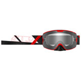 509 Kingpin Fuzion Goggles White-Red Frame/Clear Lens