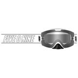 509 Kingpin Offroad Goggles White Frame/Clear Lens