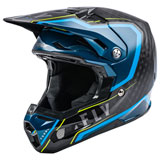 Fly Racing Formula Carbon Axon Helmet Black/Blue/Hi-Vis