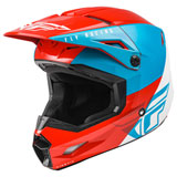 Fly Racing Kinetic Straight Edge Helmet Red/White/Blue