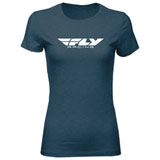 Fly Racing Women's Corporate T-Shirt Indigo