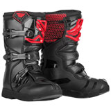 Fly Racing Youth Maverik MX Boots Red/Black